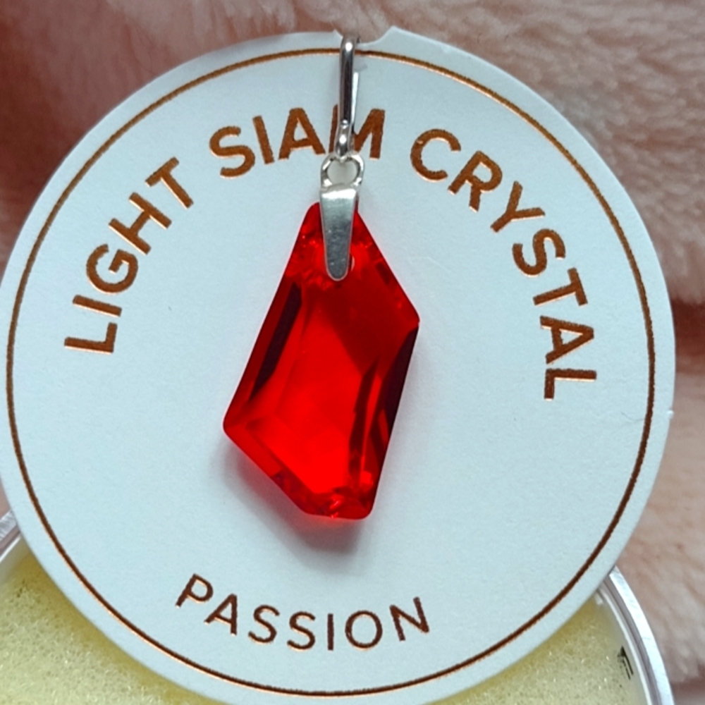 ALEX AND ANI Light Siam Crystal Charm